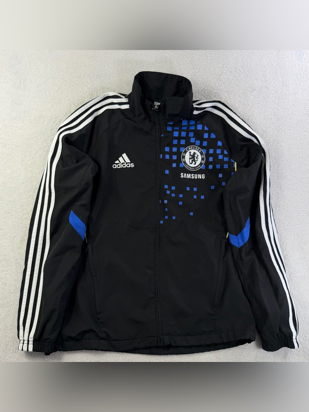 Adidas Chelsea FC 2011/12 Samsung Training Jacket Black Men S Pre Match Full zip